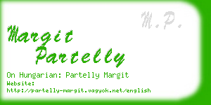 margit partelly business card